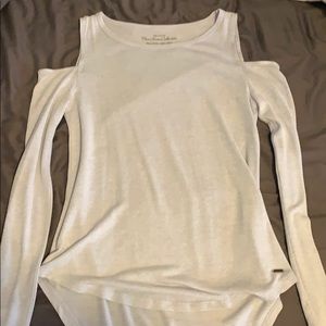 Hollister Cold Shoulder Long Tee